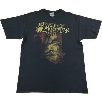 古着 ヘインズ Hanes BULLET FOR MY VALENTINE ブレットフォーマイヴァレンタイン バンドTシャツ バンT メンズM相当 /eaa529373 【中古】 【250521】