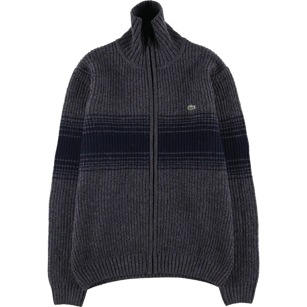 古着 ラコステ LACOSTE ハリントンジャケット スイングトップ メンズM