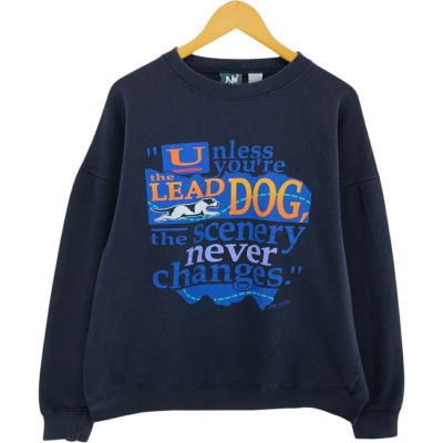 古着 00年代 BIG DOGS プリントスウェットシャツ トレーナー メンズL相当 /eaa468674 【中古】 【241122】