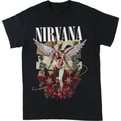 古着 NIRVANA ニルヴァーナ バンドTシャツ バンT レディースS相当 /eaa550094 【中古】 【250522】 【Elulu/エルル】 【NL2503】