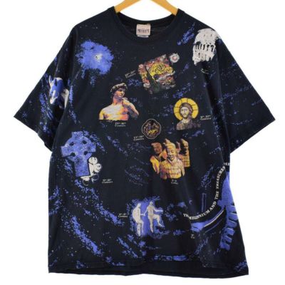 90年代 ALSTYLE APPAREL&ACTIVEWEAR マリリンモンロー 総柄 偉人Tシャツ メンズXL ヴィンテージ /evb002144