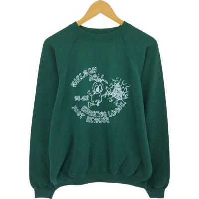 古着 80年代 ヘインズ Hanes 青タグ プリントスウェットシャツ トレーナー USA製 メンズXL相当 ヴィンテージ /eaa479890 【中古】 【241122】