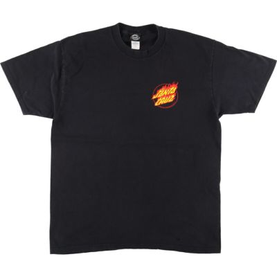 SANTA CRUZ DRESSEメンズスケートTシャツ Mサイズ SANTA CRUZ Men's S/S T-Shirt Classic Dot Skate T-Shirt
