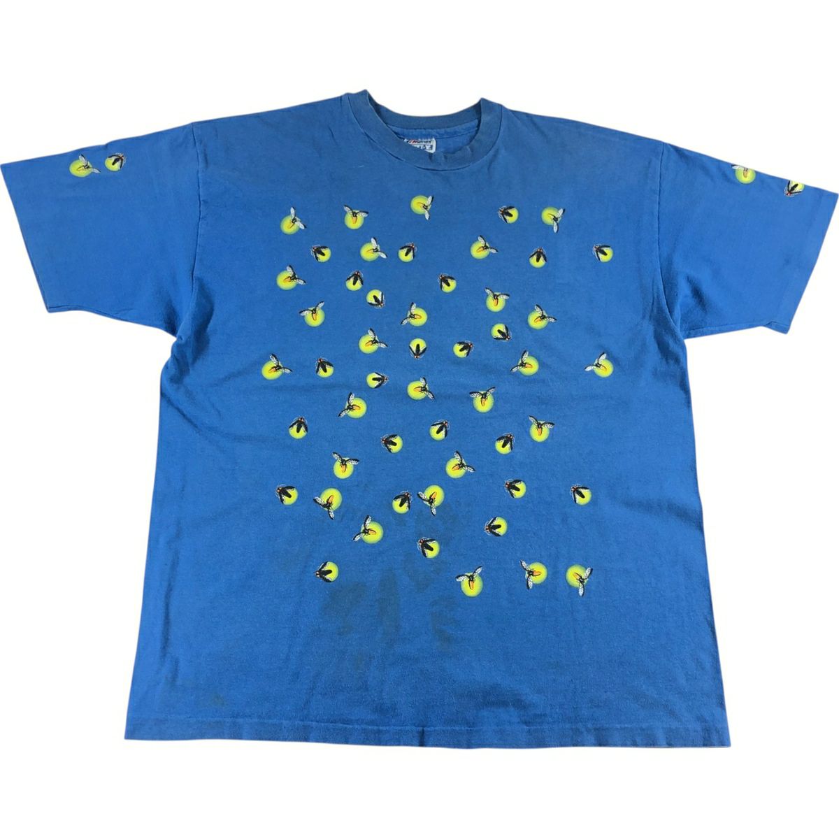 古着 80年代 ヘインズ Hanes BEEFY-T 蛍柄 アニマルTシャツ USA製