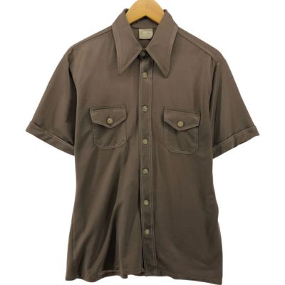 70’s Sears KINGS ROAD半袖シャツ XL総柄 VINTAGE 70sキングスロードkings roadシアーズSEARS半袖デザインシャツ総