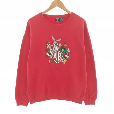 古着 WARNER BROS LOONEY TUNES ルーニーテューンズ キャラクタースウェットシャツ トレーナー メンズM相当 /eaa401829 【中古】 【241123】 ss2503_30