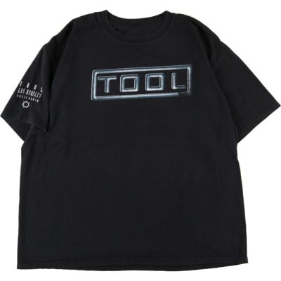 古着 TOOL トゥール 両面プリント バンドTシャツ バンT メンズXL