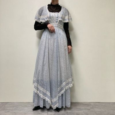 古着 ガンネサックス GUNNE SAX Jessica レースアップ マキシ丈 フレアワンピ―ス レディースM相当 ヴィンテージ  /eva000655 【中古】 【241204】 【N2412】 | 古着屋JAM（ジャム）