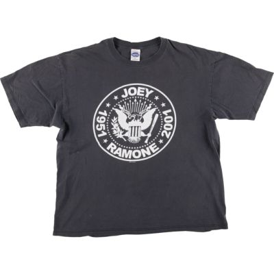 古着 00年代 CYGNUS RAMONES ラモーンズ JOY RAMONE ジョーイラモーン バンドTシャツ バンT メンズXL相当 /eaa501967 【中古】 【250524】