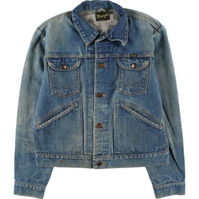 古着 70年代 ラングラー Wrangler デニムジャケット Gジャン USA製 メンズL相当 ヴィンテージ /evb029487 【中古】 【250524】