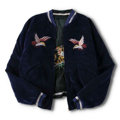40s.スーベニアジャケット DENIMIO | 【Pre-Order】SP-090 45th Souvenir Jacket (One wash)