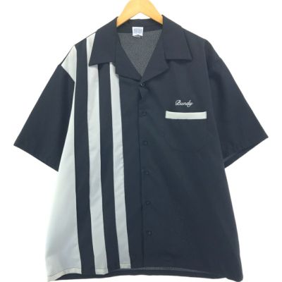 古着 60年代 ヒルトン HILTON バックプリント ボウリングシャツ