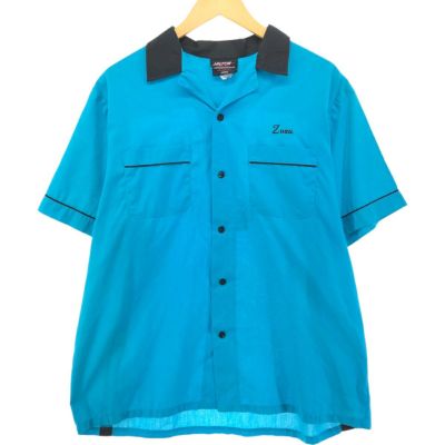 古着 90年代 ヒルトン HILTON オープンカラー ボウリングシャツ