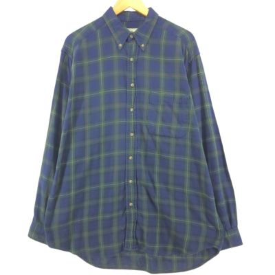 古着 90年代 エディーバウアー Eddie Bauer オンブレチェック ウール
