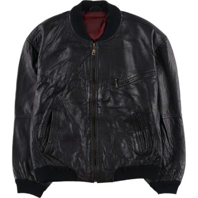 90s A BATHING APE 旧タグ レザージャケット ブルゾン 90s A Bathing Ape レザー ダウン 最初期 NIGO着用 - メルカリ