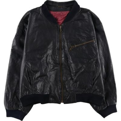 古着 austin clothing co. レザーブルゾン メンズXL相当 /eaa503167