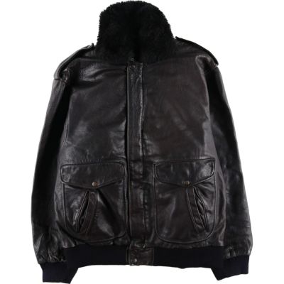 古着 ウィルソンズ WILSONS ADVENTURE BOUND レザーフライトジャケット