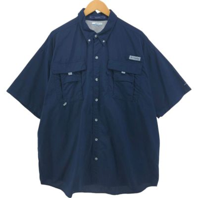 古着 コロンビア Columbia PFG OMNI-SHADE ボタンダウン 半袖 フィッシングシャツ メンズXL相当 /eaa552832 【中古】 【250525】