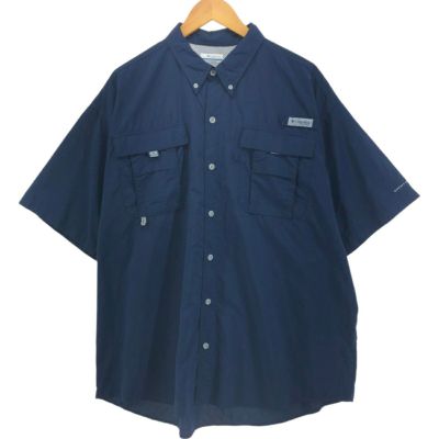 古着 コロンビア Columbia 総柄 フリースプルオーバー USA製 メンズL ヴィンテージ /eaa405139 古着 コロンビア Columbia PFG TAMIAMI OMNI-SHADE リップス