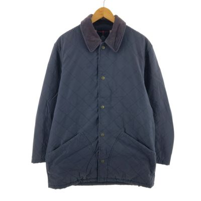 美品　バーバリー　キルティングジャケット　ネイビー　120 バーバリー キルティングジャケット 12Y 152cm