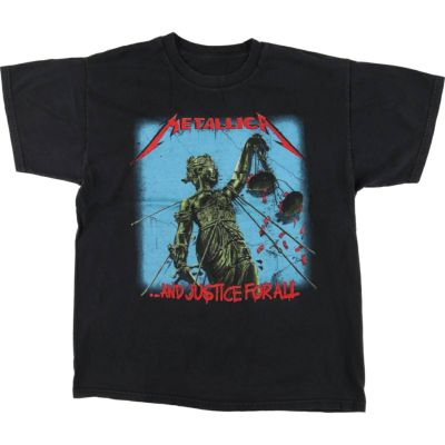 古着 Metallica メタリカ バンドTシャツ バンT メンズL相当