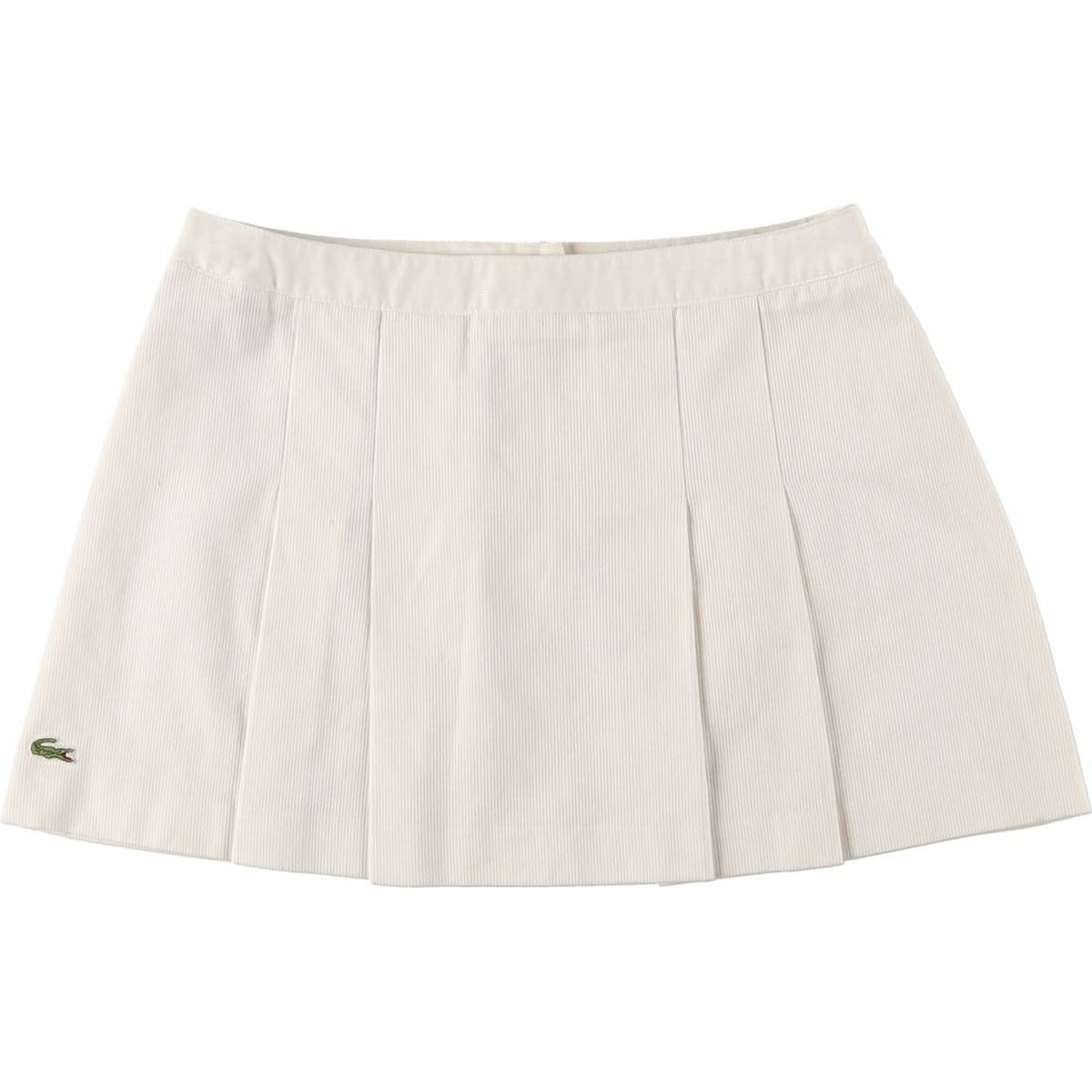 古着 ラコステ LACOSTE SPORT フランス企画 プリーツ ミニスカート