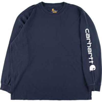 カーハート Carhartt 袖プリント ロングTシャツ ロンT メンズXL /eaa343487