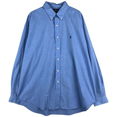 古着 ラルフローレン Ralph Lauren BLAKE 半袖 ボタンダウンシャツ