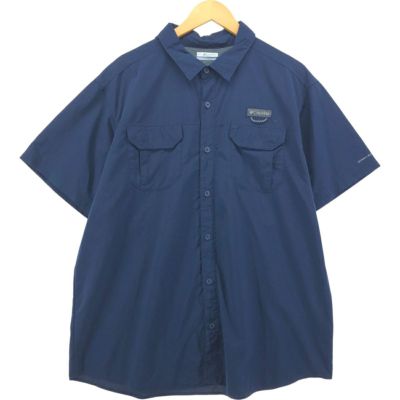 古着 コロンビア Columbia PFG OMNI-SHADE ボタンダウン 半袖 フィッシングシャツ メンズXL相当 /eaa551880 【中古】 【250526】