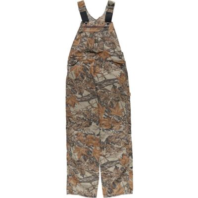 古着 90年代 LIBERTY 迷彩柄 リアルツリーカモ オーバーオール メンズ