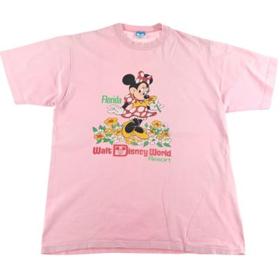 古着 80年代 ディズニー DISNEY MINNIE MOUSE ミニーマウス キャラクタープリントTシャツ USA製 レディースXL相当 ヴィンテージ /eaa548476 【中古】 【250526】 【ADEL/アデル】