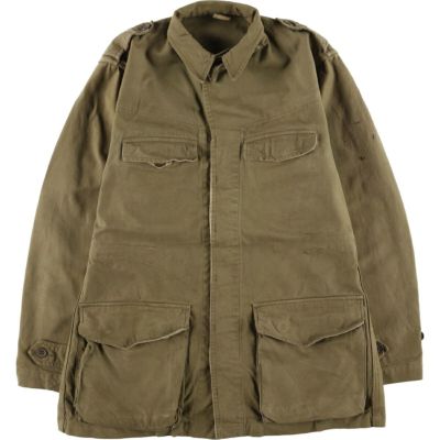 古着 60年代 フランス軍実品 M-47後期型 HBT ヘリンボーンツイル