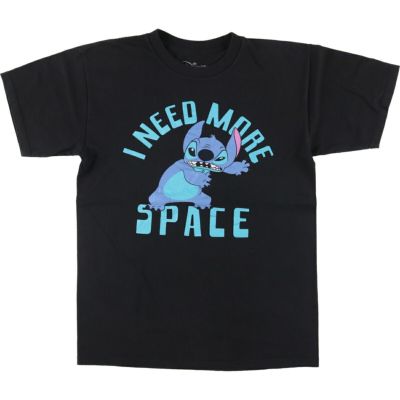 古着 ディズニー DISNEY STITCH スティッチ キャラクタープリントT