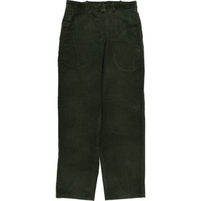 LANDS'END ランズエンド　コーデュロイパンツ　太畝　ネップ　ワイドパンツ 古着 90年代 ランズエンド LANDSEND 太畝 コーデュロイパンツ USA製