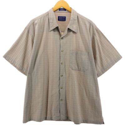 古着 ペンドルトン PENDLETON ツートン 半袖 オープンカラー