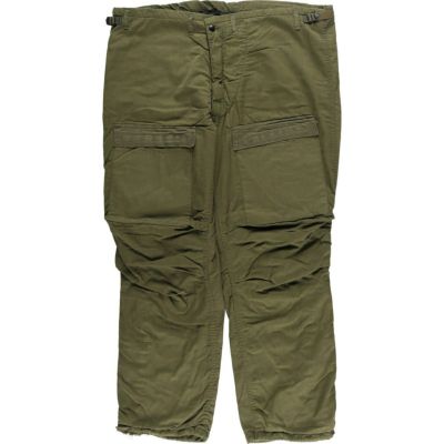 古着 70年代 オランダ軍実品 ダブルフェイス ミリタリー カーゴパンツ