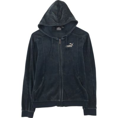 古着 プーマ PUMA ベロアパーカー レディースM相当 /eaa504137 【中古】 【241126】 【Elulu/エルル】