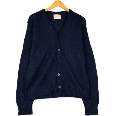 古着 70年代 ブレント BRENT アクリルニットカーディガン メンズM相当