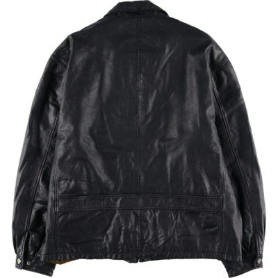 古着 Wilsons Leather 中綿入り スイングトップタイプ レザーブルゾン