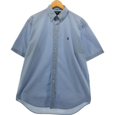 LARGE】Ralph Lauren Short Sleeve Cotton BD Shirt 