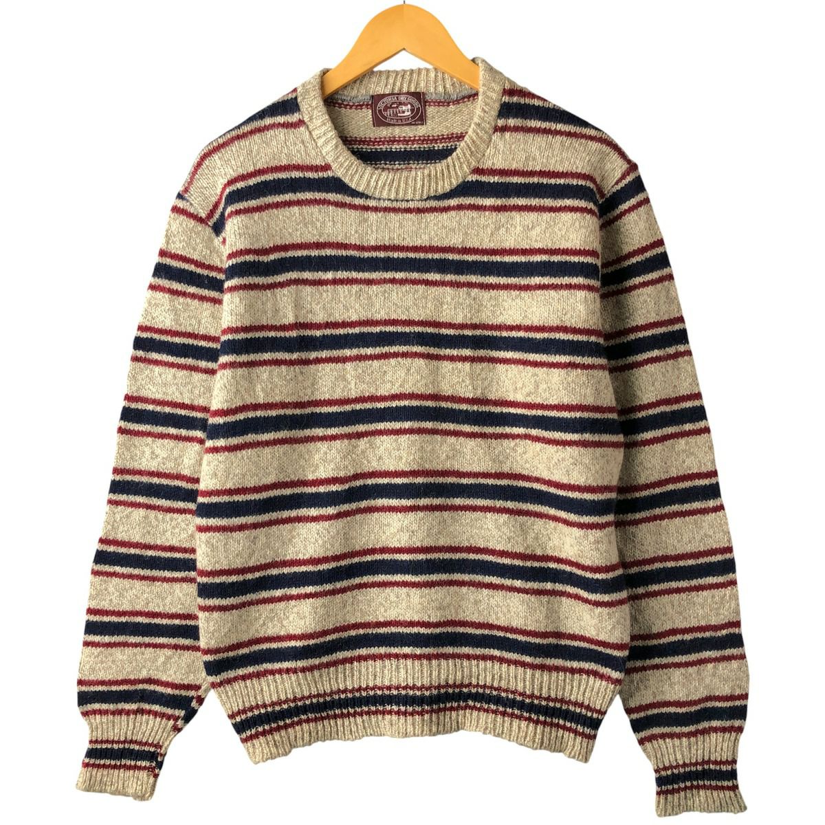 古着 70年代 キャンパス CAMPUS Vネック ウールニットセーター USA製