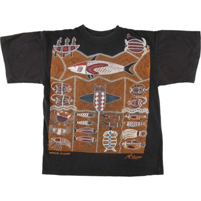 古着 ~00年代 Churinga アニマル柄 プリントTシャツ メンズXL /eaa452371 【中古】 【240608】