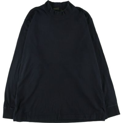 90s エディーバウアー タートルネック ロングT シャツ USA製 / 90年代 Eddie Bauer ロンT 長袖 アメリカ製 アウトドア 古着 90年代 エディーバウアー Eddie Bauer ボーダー柄 ヘンリー
