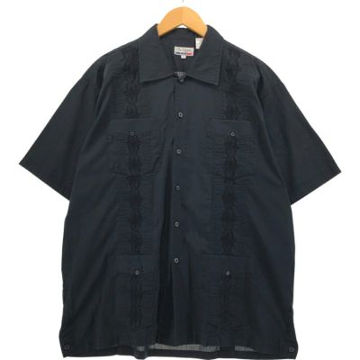 古着 HAVANA SHIRT CO 半袖 オープンカラー メキシカンシャツ