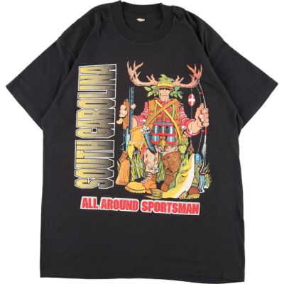 古着 90年代 アンビル anvil 臓器 両面プリントTシャツ メンズM