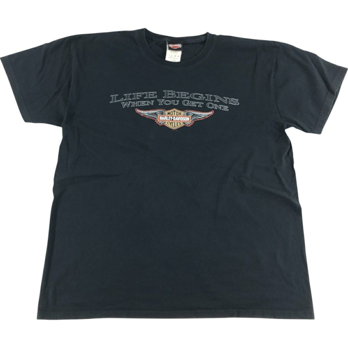 古着 ハーレーダビッドソン Harley-Davidson モーターサイクル バイクT  