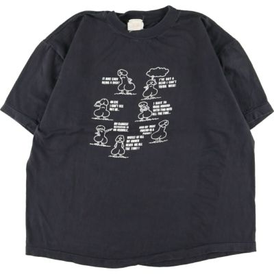 90年代 フルーツオブザルーム FRUIT OF THE LOOM プリントTシャツ USA製 メンズXL ヴィンテージ /eaa324031