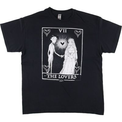 古着 ギルダン GILDAN TIM BURTONS Corpse Bride ティム バートンのコープスブライド アニメ キャラクタープリントTシャツ メンズL相当 /eaa529600 【中古】 【250530】