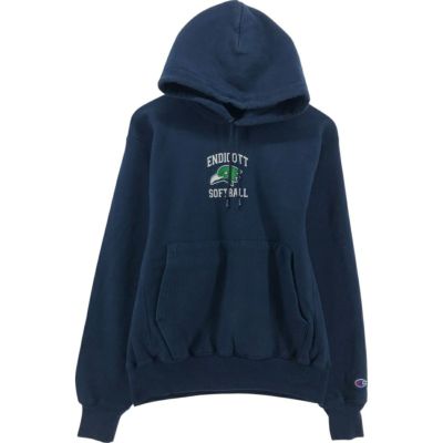 古着 00年代 チャンピオン Champion PREMIUM REVERSE WEAVE プレミアムリバースウィーブ カレッジ スウェットプルオーバーパーカー メンズS相当 /eaa552036 【中古】 【250530】