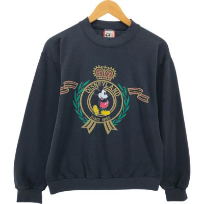古着 90年代 DiSNEY DESIGNS MICKEY MOUSE ミッキーマウス キャラクタースウェットシャツ トレーナー USA製 メンズM相当 ヴィンテージ /eaa550396 【中古】 【250530】